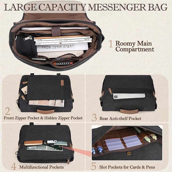Retro Men's Messenger Bag best